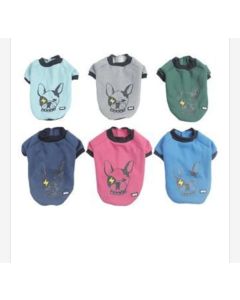 Vestiti per Cani in Cotone morbido T-Shirt per Cani per Cani di Piccola o Media Taglia L