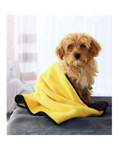 Asciugamano per animali domestici Asciugamano assorbente da bagno Morbido 50 x 100 cm