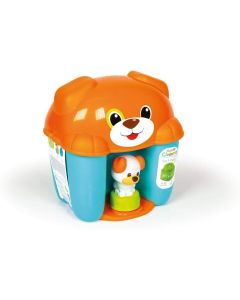 Clementoni soft clemmy Mattoncini Morbidi Clemmy Secchiello Cat  Kitty 7 Pz  Arancione
