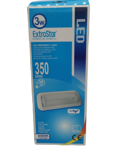 Lampada di emergenza Led 3W Bianco Freddo 6500K 350 lumen
