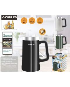 Thermos per bevande calde o fredde aorlis AO-78105 da 750 ml
