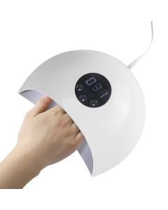 K11 Lampada Uv Led Sensore Fornetto Ricostruzione Unghie Nail Art Timer 24w