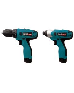 Kraftmax trapano avvitatore cordless senza fili professionali kf-cd016 con valigetta 