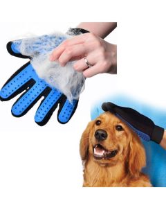 Kit Guanto magico peli animali + Spazzola rimuovi peli divano vestiti + Spazzolino e dentifricio animali al mentolo