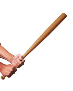 Kit Mazza Da Baseball Professionale in Legno E 2 Palle Sport Softball Top