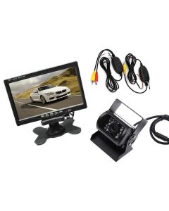 Kit retromarcia wireless Telecamera per camper auto rimorchi Monitor LCD 7 pollici