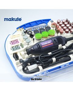 Makute DG002 Mini drill trapano elettrico smerigliatrice da 350W alta velocità valigetta con accessori multifunzione con kit per tagliare segare e intagliare 