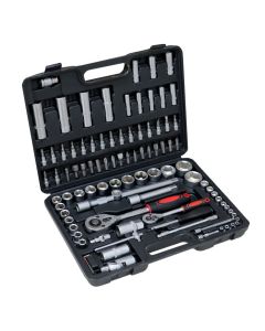 Set Kraftmax avvitatore strumenti fai da te chiavi 108 pcs impugnatura in gomma