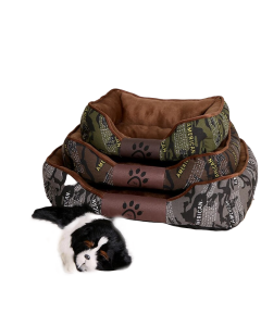 Set di 3 cucce american style per Cani e Gatti Invernale set di cucce per i tuoi animali domestici 60x50 CM 73 x60 CM 85 x 65 CM 