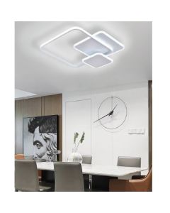 Lampada Da Soffitto Plafoniera Led C31-F tre quadrati per tutte le vostre stanze