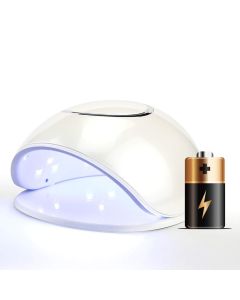 Lampada Fornetto Uv F4 24 Led 48w Ricaricabile Ricostruzione Unghie Mani Piedi