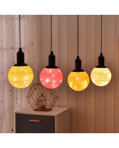 Lampada led di cotone luce decorazione notturna cavo-interruttore 