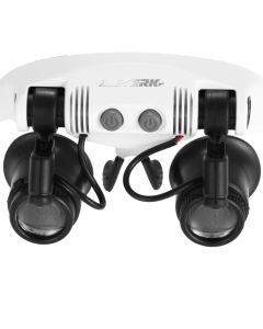 Lente Ingrandimento 10X 15X 20X 25X Occhiali con Luci LED Fascia Silicone Riparazione FaiDaTe
