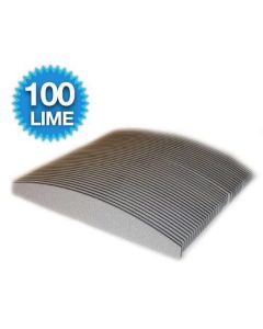 Kit 100 lime mezza luna bilaterale grana 100/180 per ricostruzione unghie 