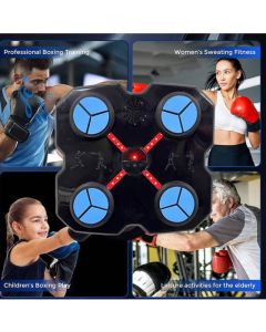 Music Boxing Machine per Bambini e Adulti - Macchina da Boxe Musicale con Guanti Inclusi