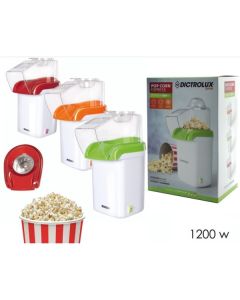 Macchina pop corn express dictrolux elettrica senza olio 1200w maker 3 minuti