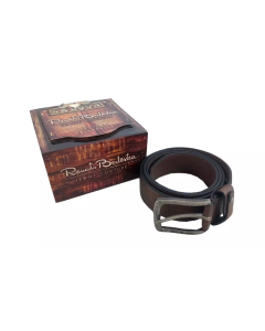 Renato Balestra Saloon Western Collection Cintura in cuoio con box Testa di Moro