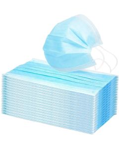 Le Touch 50 pezzi Maschere monouso Maschere per il viso,3 strati,Antipolvere Maschera traspirante di sicurezza sanitaria per polline, fumo,salute della persona con occhiali