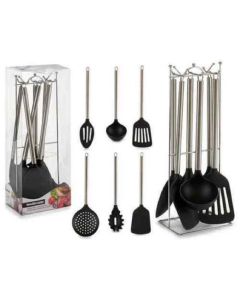 Mestoli set cucina accessori cottura paletta schiumarola mestolo 6 pezzi