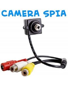 Mini micro telecamera camera cam spia spy cmos a colori audio con microfono vite