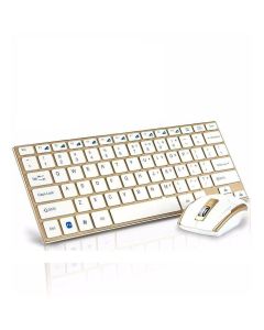 Mini tastiera e mouse wireless 2.4GHZ HK-3910 senza fili compatta zaino viaggio