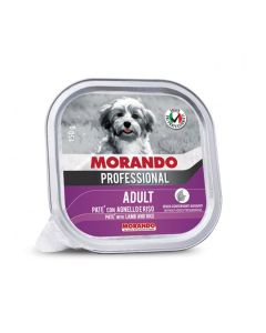 Morando Cibo umido per cani - professional agnello e riso da 150 gr in vaschetta