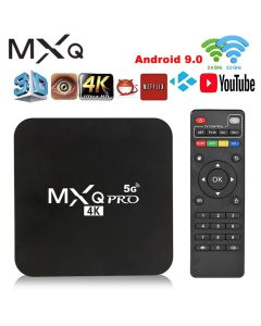 MXQ Pro 4K 2.4G/5GHz Wifi Android 9.0 Quad Core Smart TV Box Media Player 1G 8G /64G Set Top Box