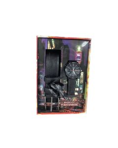 Idea Regalo Box Set cintura e orologio Egon Furstenberg 49/35-black