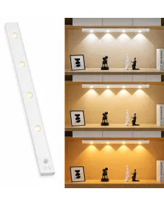 Luce LED Sottopensile 60 cm Ricaricabile con Sensore di Movimento