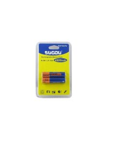 2 Batterie Mini Stilo Aaa Ricaricabili Universali Ni-mh 1.2v 4800mah 1 Blister