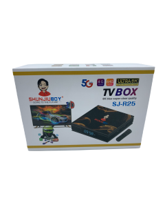 Tv Box Android 10.0 Iptv 4k Full Hd 1080p 4gb 64gb Ram Smart Decoder Wifi R25