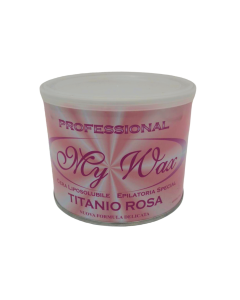  Water Wax Cera Liposolubile Epilatoria Titanio rosa (Ipoallergenica) 400ml
