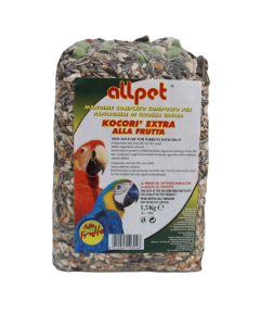 Kokorì extra alla frutta -granaglie per uccelli da giardino  - busta da 1,5 kg 