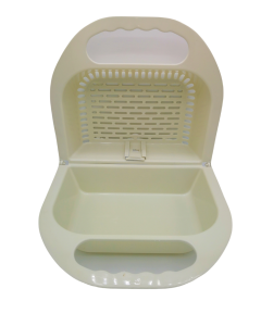 Scolapasta apribile in plastica-cestello scolatutto 