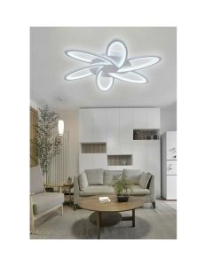 Plafoniera led  lampada moderna bianca a luce fredda naturale C15-F