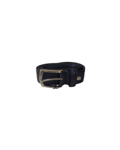 Egon Furstenberg PF 048-35 Set Cintura in pelle Blu uomo con orologio in gomma Nero