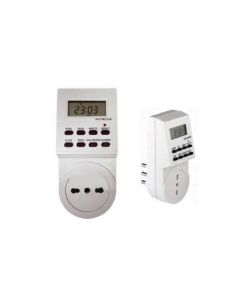 Presa elettrica 230 v temporizzata con timer settimanale e 24 ore programmabile
