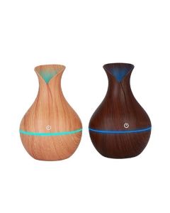 Umidificatore ad ultrasuoni USB purificatore d'aria color legno 130ML