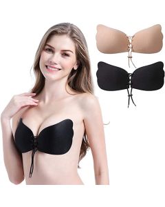 Reggiseno Invisibile Senza Spalline, Bra in Silicone Push Up