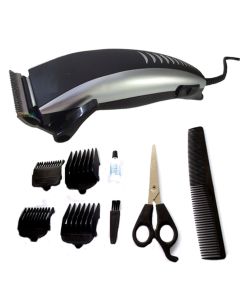 Rasoio Taglia Capelli Peli Barba SP-4604 Super Pro Clipper 4 Pettini Forbici Hsb