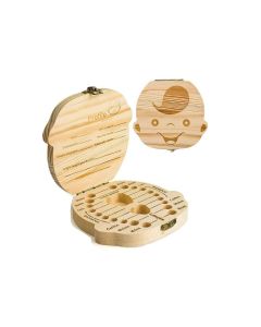 Porta dentini cofanetto in legno scatola regalo ricordi bimbo dentini da latte