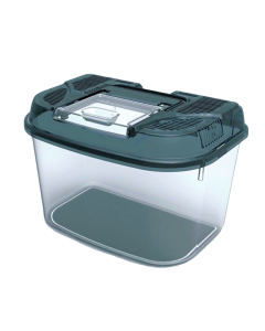 Nobleza - Box Per Terrari Rettili -Terrario In Vetro Per Rettili Exoterra Glass Terrarium medium 28x19x19cm