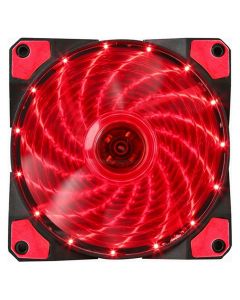 Marvo Scorpion FN-10 120mm 1200rpm LED Rosso Ventola per PC, 3 + 4 PIN, 53.2 CFM