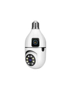 Telecamera Lampadina E27 WiFi 4MP Dual Lens YOOSEE PTZ Sicurezza Visione Notturna