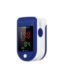 Pulsossimetro saturimetro da dito portatile professionale lettura istantanea per frequenza del polso e ossigeno nel sangue