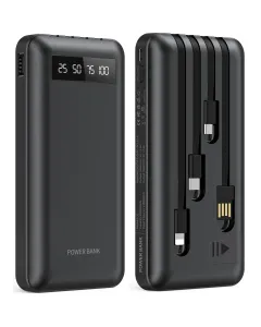 Power Bank Portatile 20.000 mAh – Ricarica Rapida 15W, Compatibile con Smartphone, Tablet, Smartwatch e Altri Dispositivi USB