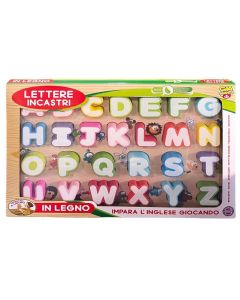 Lettere Incastri In Legno Gioco Giocattolo Bambini sar