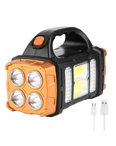 Torcia luminosa da campeggio lanterna LED portatile solare torcia ricaricabile escursionismo