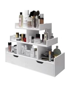 Portatrucco organizer cosmetici make up rossetto gioielli espositore salvaspazio