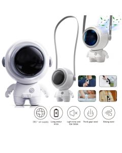 Mini ventilatore da appendere al collo astronauta ventilatore di raffreddamento ad aria portatile ventilatore portatile